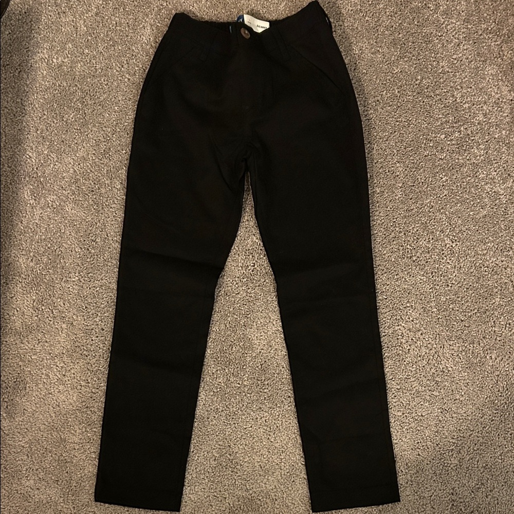 Old Navy Girls Black Skinny Pants – Size 12 | Uniform Style